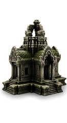 Obraz premium Ancient Temple Structure with Intricate Carvings and Multiple Tiers.