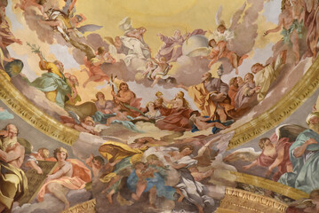 Naklejka premium Coupole baroque à Pistoia. Italie 