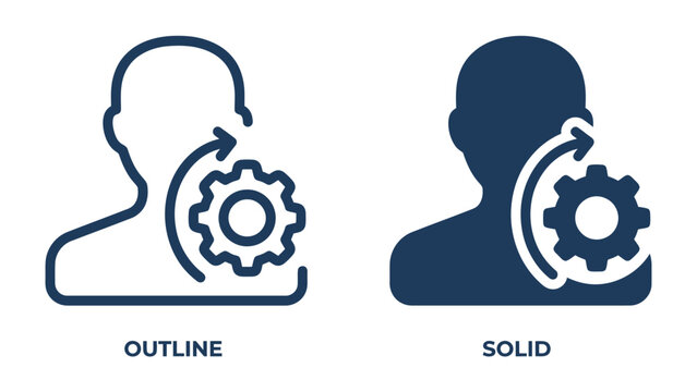 User profile and process icon