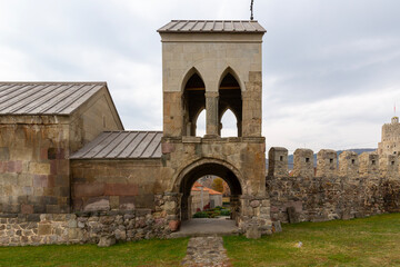 Fototapeta premium View of old medieval Rabati fortress in town of Akaltsikhe, Georgia