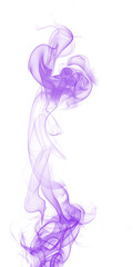Fototapeta premium Purple Smoke Explosion PNG Transparent Isolated Dramatic Fog Burst Effect