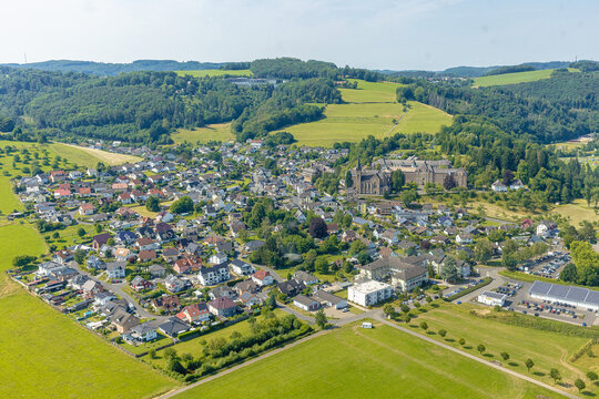 Luftaufnahme Hausen an der Wied 