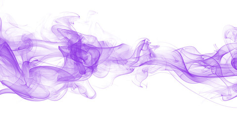 Fototapeta premium Purple Vape Smoke PNG Isolated Transparent Background Mist Cloud Effect