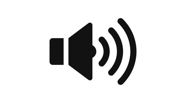 Sound Icon, Speaker Symbol, Audio Waveform, Volume Control, Music Symbol