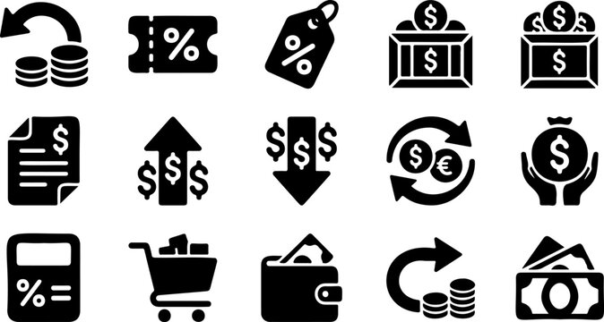Finance and Commerce Icon Collection