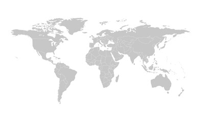 Fototapeta premium world map horizontal grayscale 2 05 illustration image graphic for design projects presentations digital media marketing visuals professional commerci