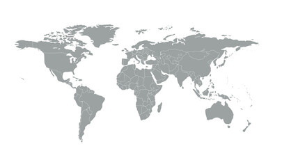 Fototapeta premium Modern colour worldmap for horizontal 12 illustration image graphic for design projects presentations digital media marketing visuals professional com