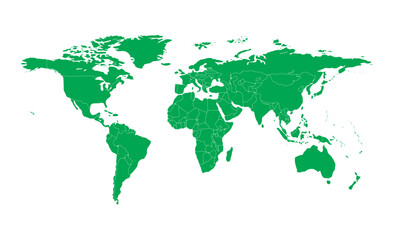 Fototapeta premium world map horizontal 07 illustration image graphic for design projects presentations digital media marketing visuals professional commercial content