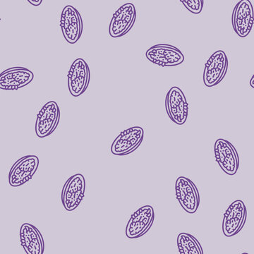 iskender kebab turkish cuisine vector line seamless pattern iskender kebab turkish cuisine sign illustration
