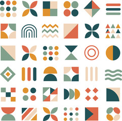 Fototapeta premium Set of Decorative Ornament Vector Collection