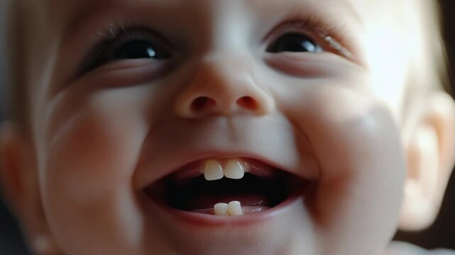 Baby's Joyful Expression