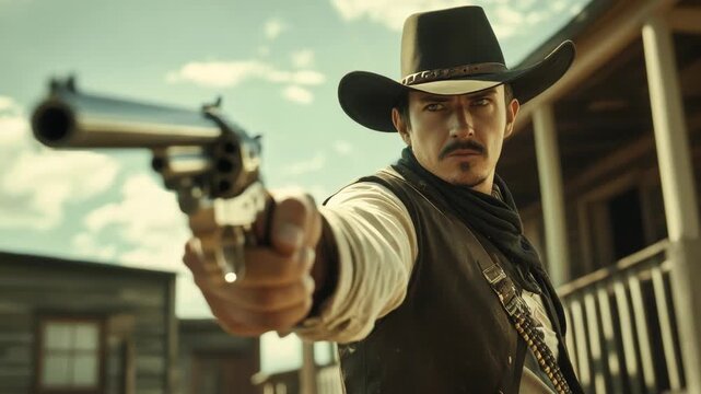 Cowboy with Pistol