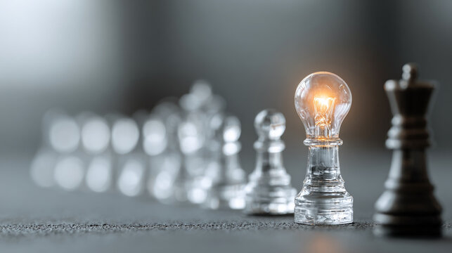 Corporate strategy planning leadership concept highlighting enterprise growth ambition innovation culture opportunity discovery and resilient future direction