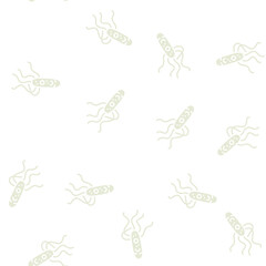 Fototapeta premium cell bacteria virus vector glyph seamless pattern cell bacteria virus sign illustration
