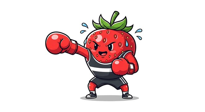 Red cartoon devil character holding a heart.