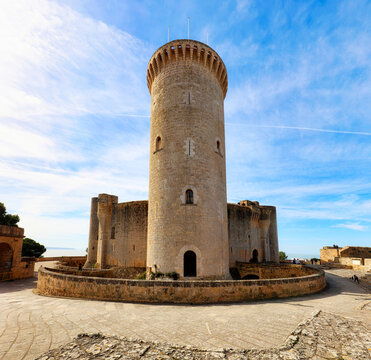Bellver castle in Palma de Mallorca, Spain