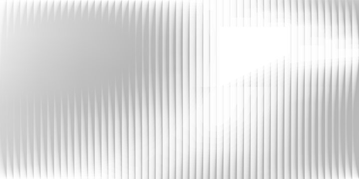 Vector ribbed glass texture background. Blue white grey green ribbed glass. Mesh gradient. acrylic ribbed bath surface. Reeded glass background semitransparent overlay. Bath wall window