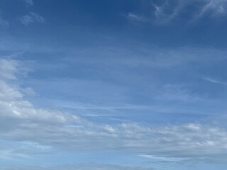 Obraz premium Blue sky with wonderful cloud