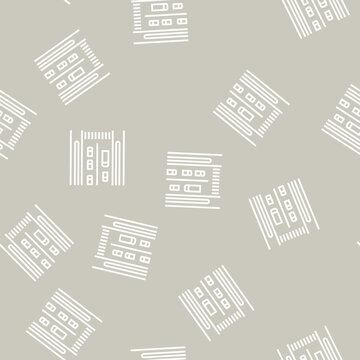 local street vector line seamless pattern local street sign illustration
