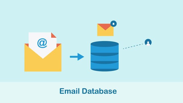 Email contact database with bulk notification management.