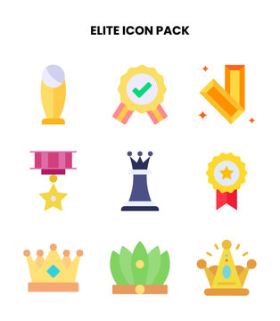 Elite Flat UI Icons Pack