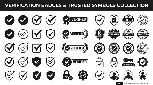 Emblem Collection Featuring Mountain And Camping Imagery Vector Illustration