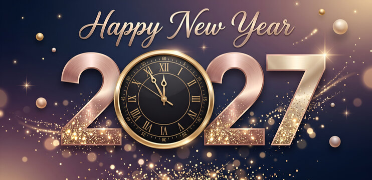 Happy New year 2027 countdown 