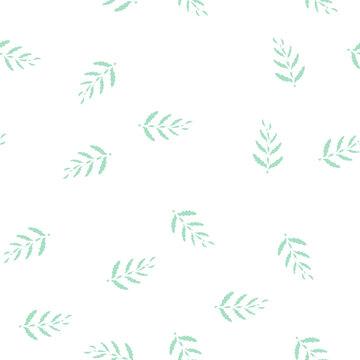 african water fern vector glyph seamless pattern african water fern sign illustration