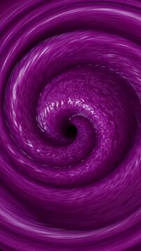 Abstract Purple Ube Cream Spiral Background with Smooth Glossy Swirl Texture, Premium Sweet Food Surface for Ice Cream, Yogurt, Bubble Gum, Beverage Advertising, Dessert Promotion, and Motion Graphics