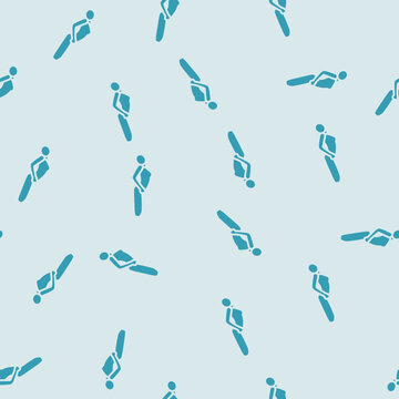 fish pose matsyasana yoga vector glyph seamless pattern fish pose matsyasana yoga sign illustration
