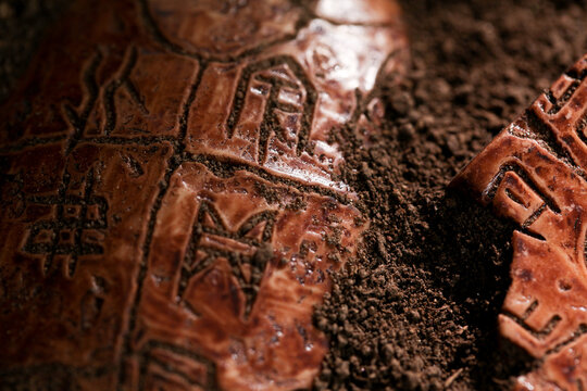 Shang Dynasty Oracle Bone Inscriptions Archaeological Discovery at Yinxu Heritage Site China