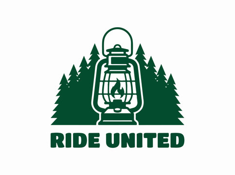 Ride United Lantern Logo Design.