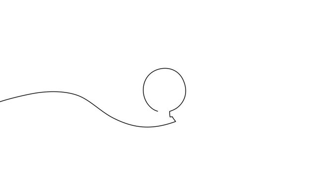 Clock With Dollar Sign Pendulum Continuous Line Art Animation Symbolizing Time Is Money