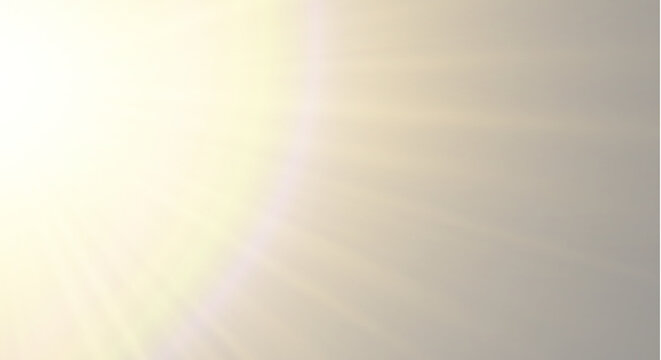  Intense summer sunshine abstract background with warm misty haze and overexposed sunbeams
