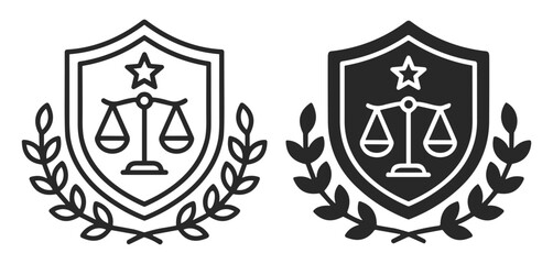 Black and white camping tent icons with two different fill styles for outdoor adventure and travel design on transparent background © Ярослав Дацко