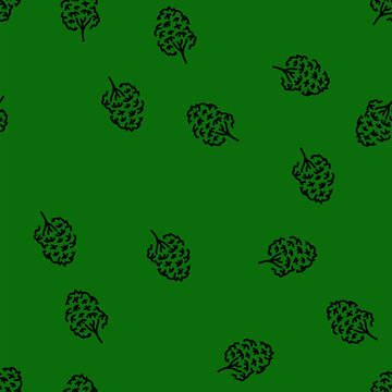 kauri tree jungle amazon vector seamless pattern kauri tree jungle amazon sign illustration