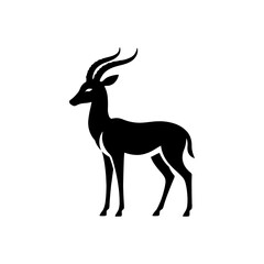 Graceful Gazelle Standing Icon © Md