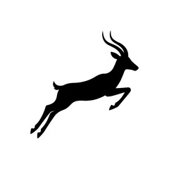 Fototapeta premium Leaping Deer Motion Icon
