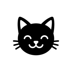 Smiling Cat Face Icon © Md