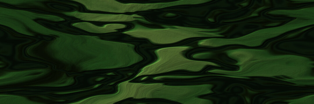 Amazonian Green River Valley Seamless Texture (Top-Down View)