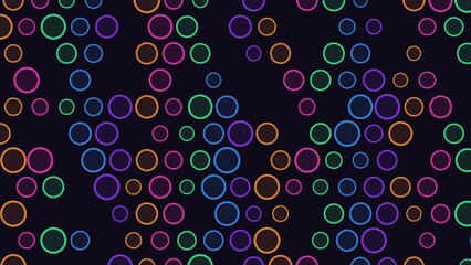 Orbital rings arctic cool blue minimal © Animated