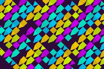 Zigzag chevron arctic cool stripes © Animated