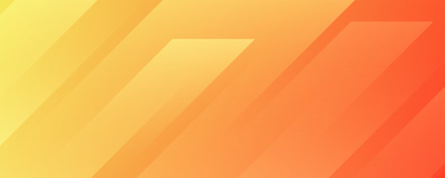 Vibrant Abstract Geometric Background with a Warm Yellow to Orange Gradient
