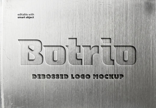Debossed Logo Mockup