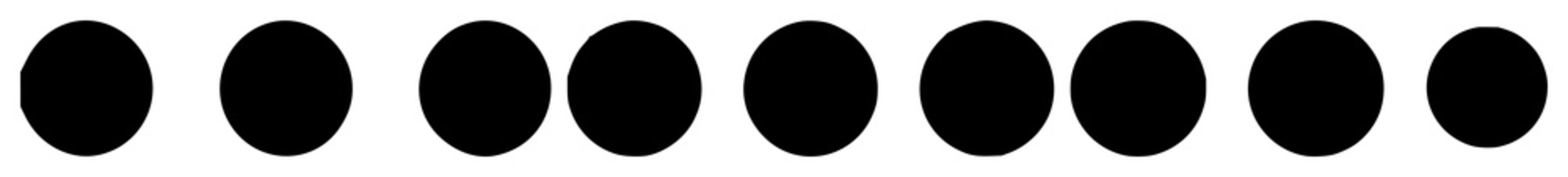 Ellipsis icon set with simple black outline on white background featuring three dots, UI icons, navigation with symbol and interactive