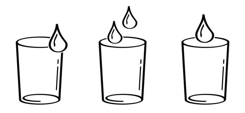 Water glass, drinking glass. Glasses water cup or glass of water. Empty glasses. For clean water drink. Summer drank. Water drops or drop.
