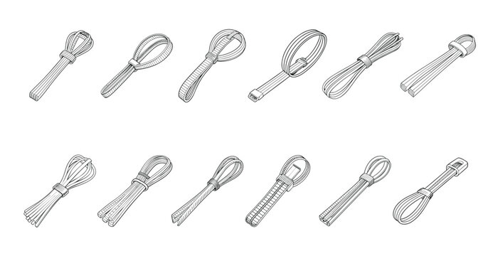 Collection of Various Cables and Wires with Different Connectors and End Points