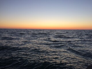 Obraz premium sunset over the sea
