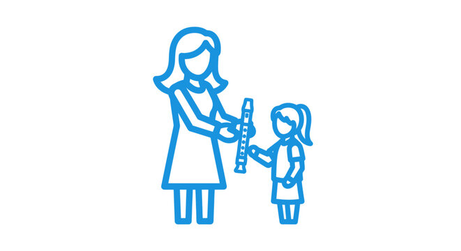 Doctor measuring child height with stadiometer.