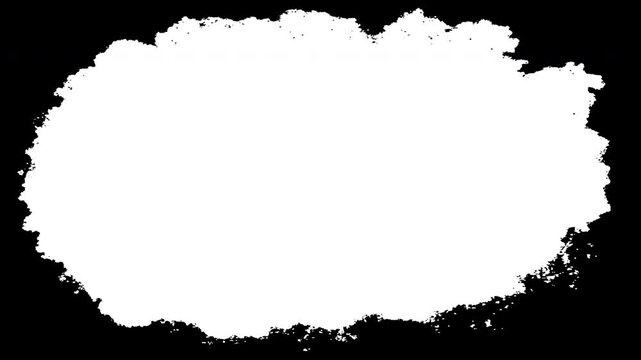 brush strokes on black background Abstract hand drawn elements, animations, underline and border designs.Video effect.4k resolution